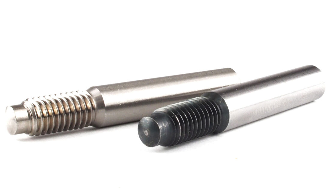 外ねじ付きテーパピン